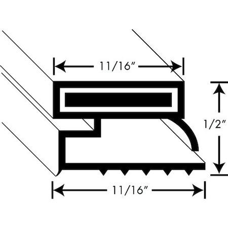 Allpoints Gasket , Kit, 37"X87", Magnetic 1271069